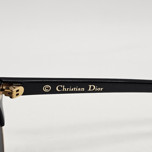Dior Round Sunglasses Sideral 1 J63Y1 Black/Gold 53mm - Picture 6 of 17